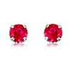 More Ruby Earrings
