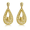 Gold Teardrop Earrings