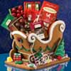 Gingerbread Sleigh Gift Basket
