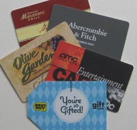 Gift Cards - National Use Your Gift Card Month - March 2009