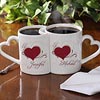 Personalized Hearts Mug