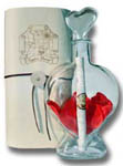 Message in a Bottle - Romantic Heart of Roses